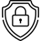 Scudo con lucchetto